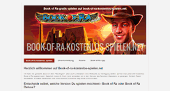 Desktop Screenshot of book-of-ra-kostenlos-spielen.net